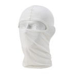 Face protection mask / hood, for paintball, skiing, motorcycling, airsoft, white color